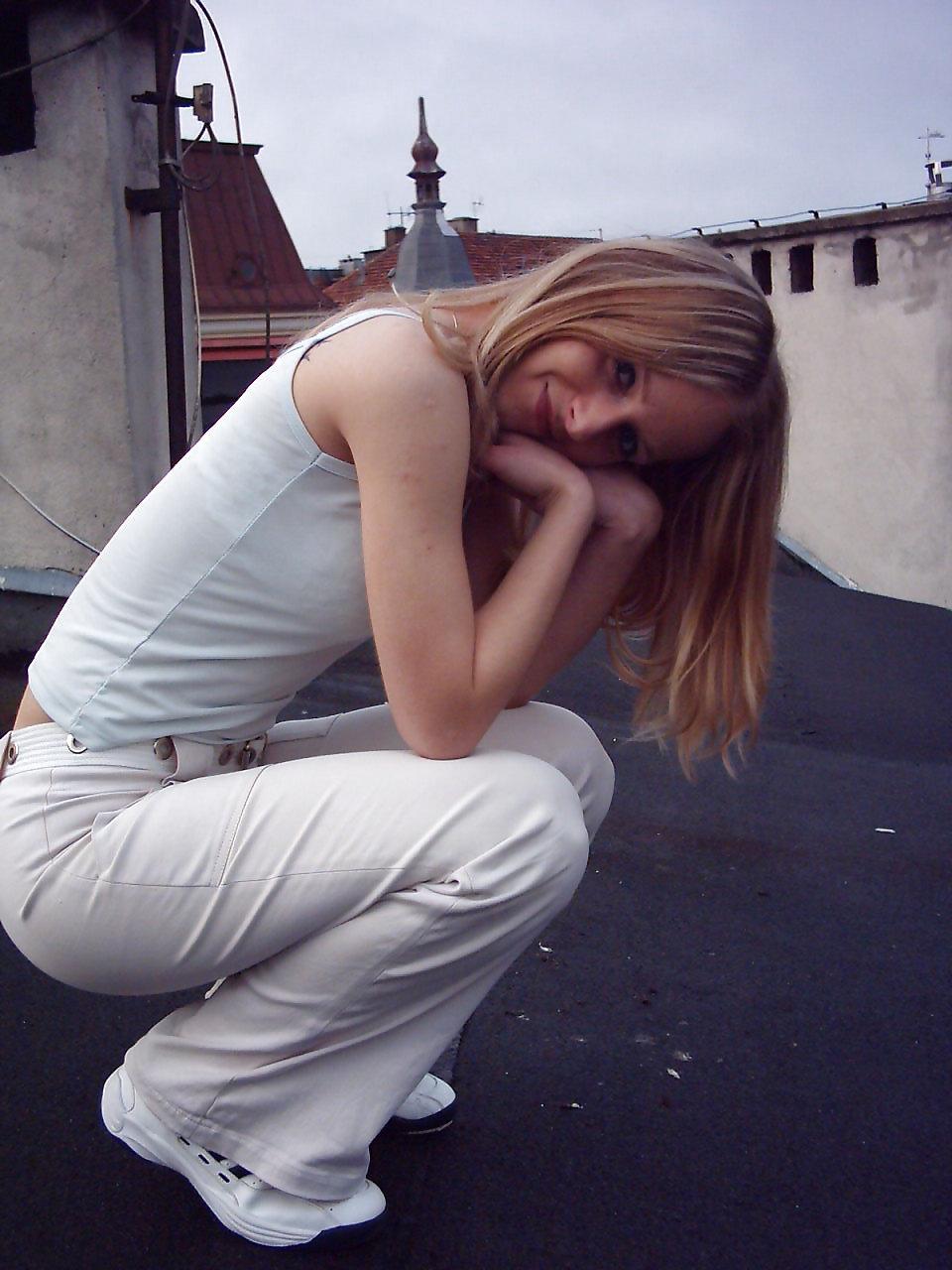 17P Cute blonde teen girl