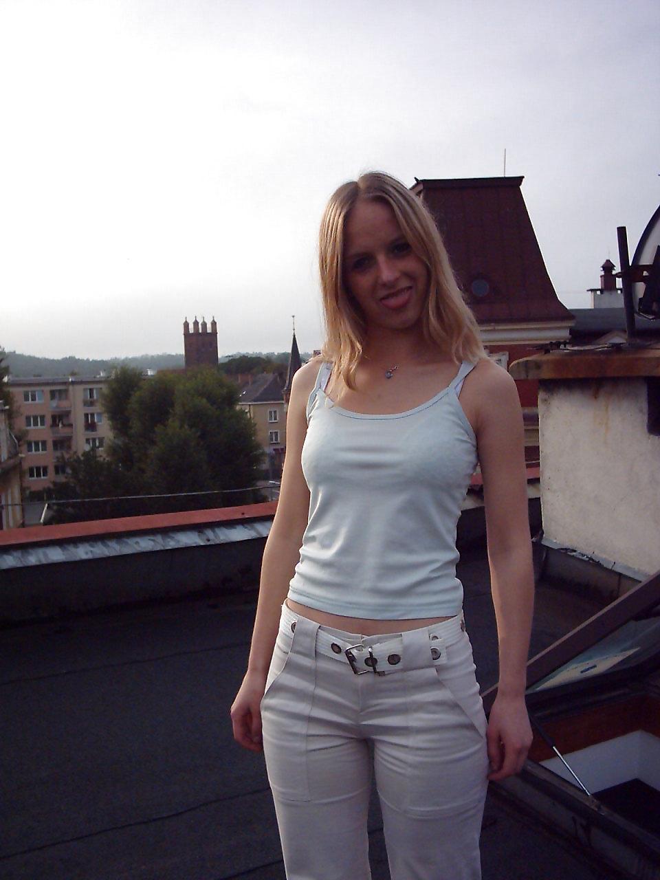 17P Cute blonde teen girl