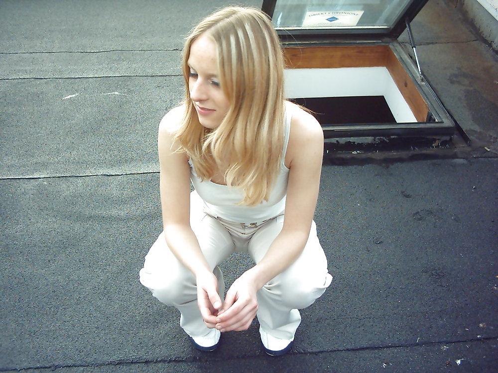 17P Cute blonde teen girl