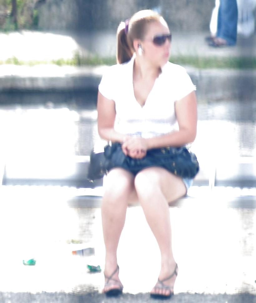 12P Voyeur at bus stop 
