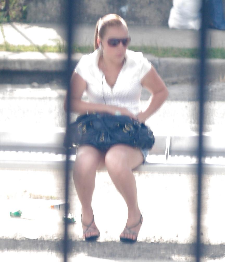 12P Voyeur at bus stop 
