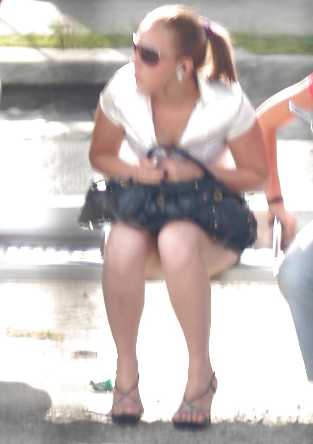 12P Voyeur at bus stop 
