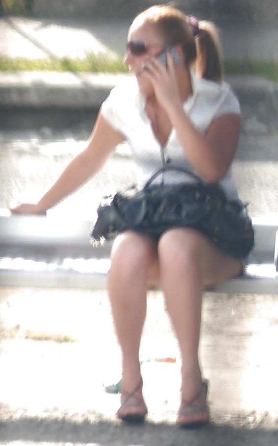 12P Voyeur at bus stop 