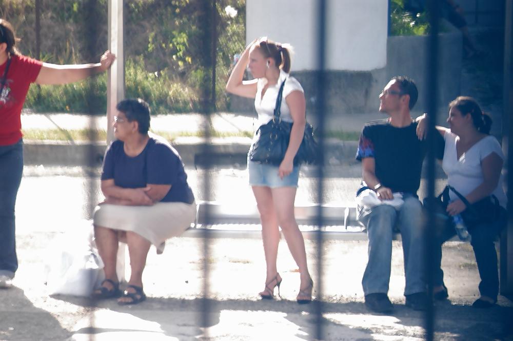 12P Voyeur at bus stop 