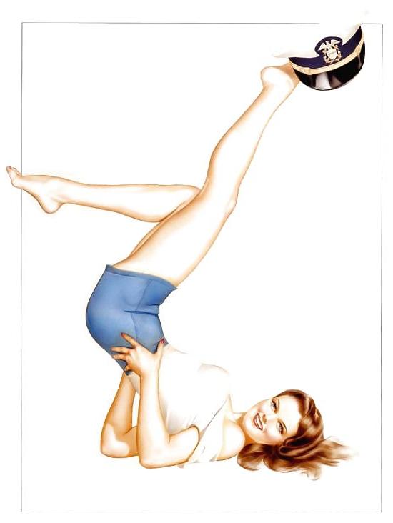 25P Old school pin-up girls!