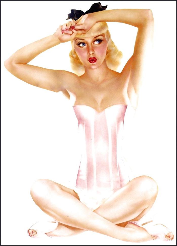 25P Old school pin-up girls!