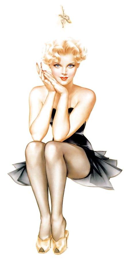 25P Old school pin-up girls!