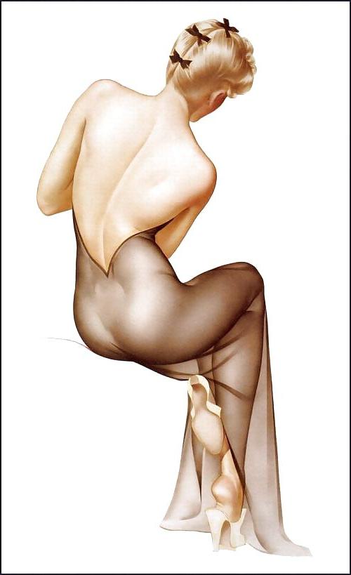 25P Old school pin-up girls!