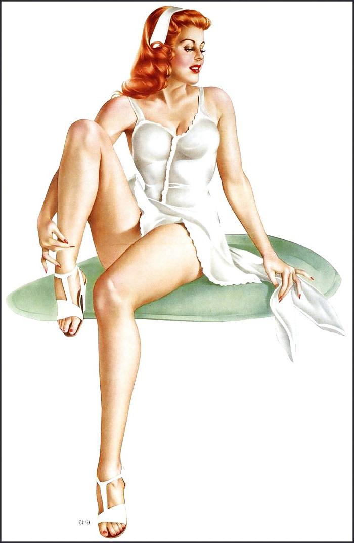 25P Old school pin-up girls!