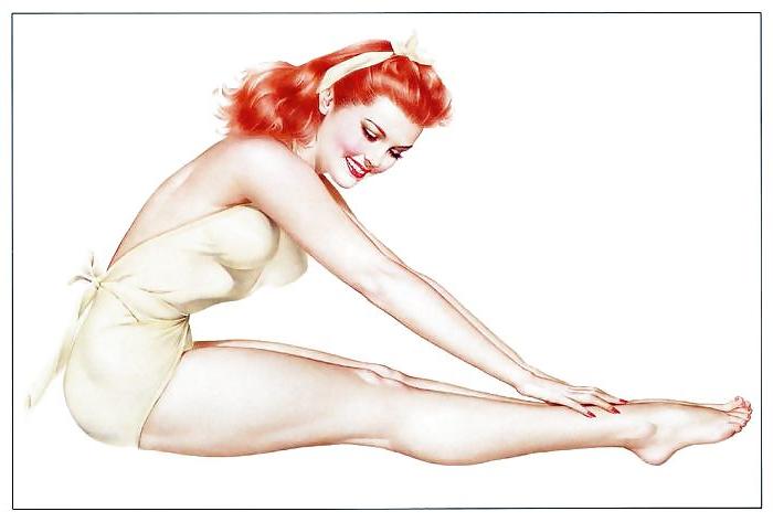25P Old school pin-up girls!