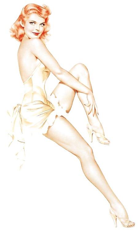 25P Old school pin-up girls!