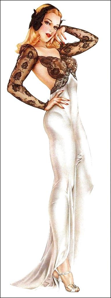 25P Old school pin-up girls!