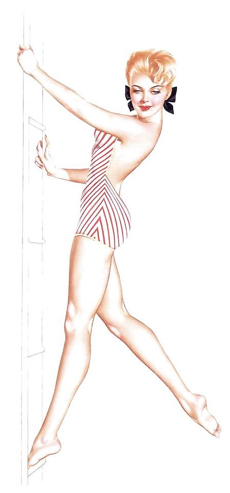 25P Old school pin-up girls!