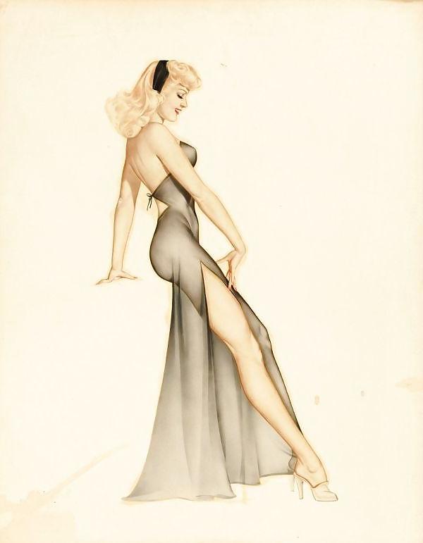 25P Old school pin-up girls!