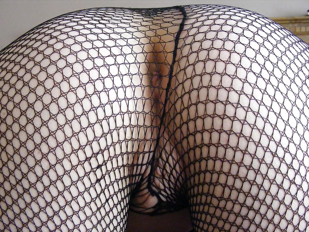 15P Me in fishnet tight's