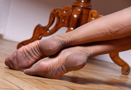20P Wrinkled nylon stockings