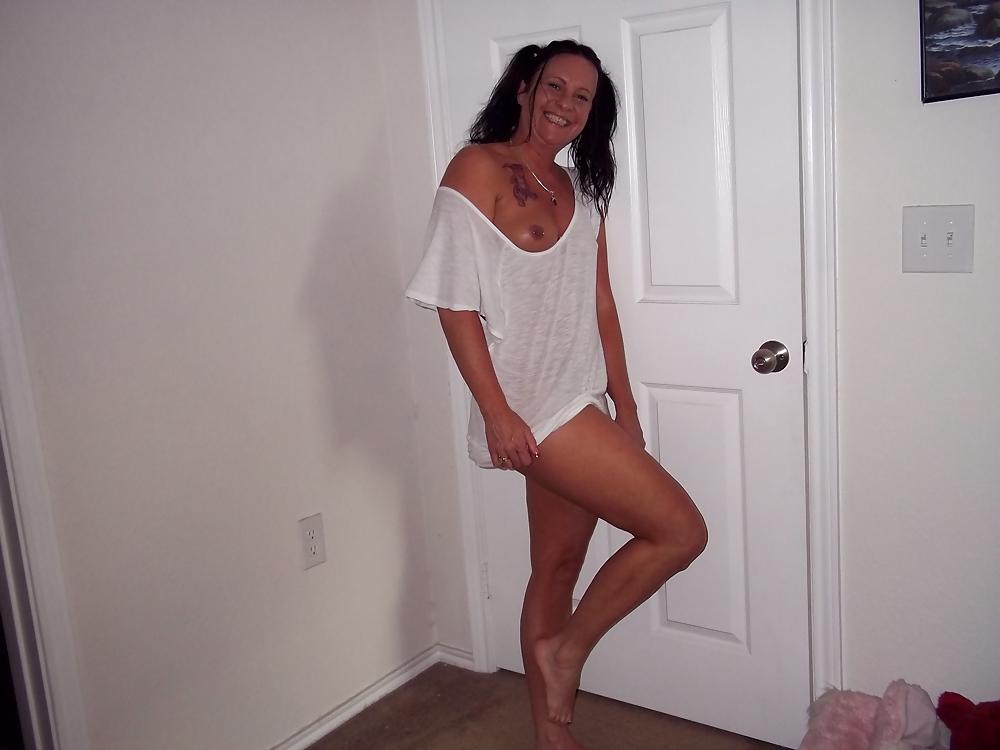 18P Chance's tits and ass in a white t-shirt