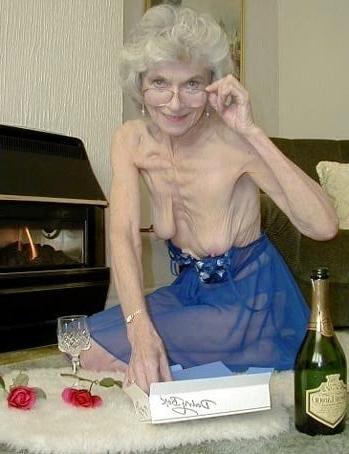 25P Grannies with saggy tits #1
