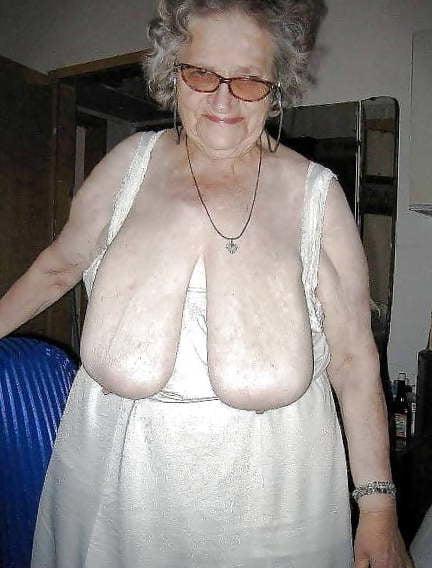 25P Grannies with saggy tits #1