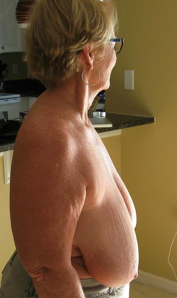 25P Grannies with saggy tits #1