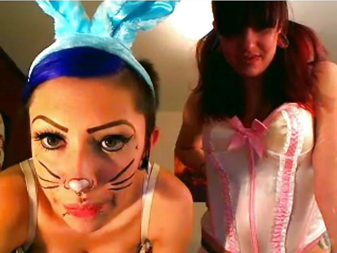 25P 2 Sexy Easter Bunny Teasing