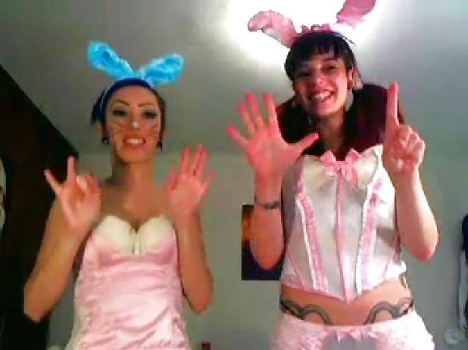 25P 2 Sexy Easter Bunny Teasing