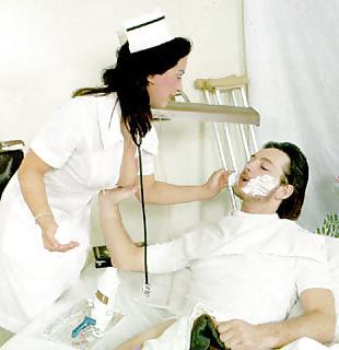 25P Horny nurse treating her patient