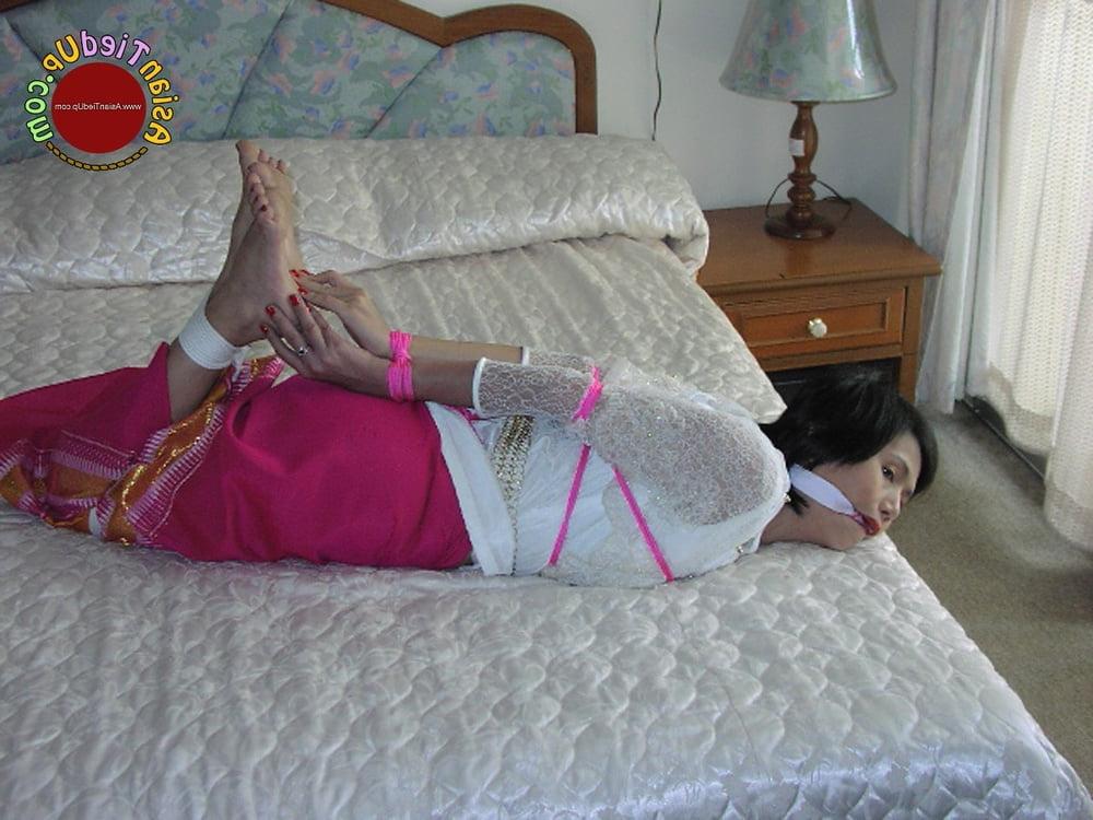 25P asian milf hogtied and gagged