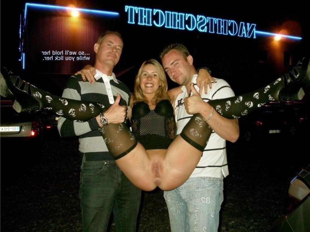 25P Sexy hot wives flashing in stores, clubs, private places 4