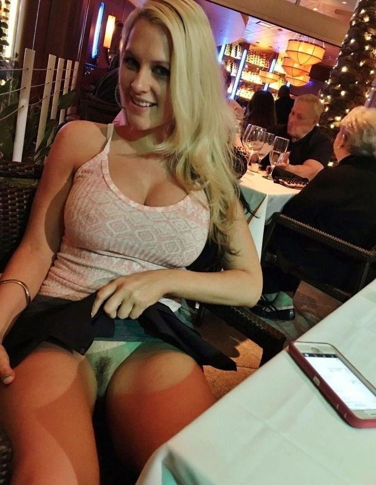 25P Sexy hot wives flashing in stores, clubs, private places 4