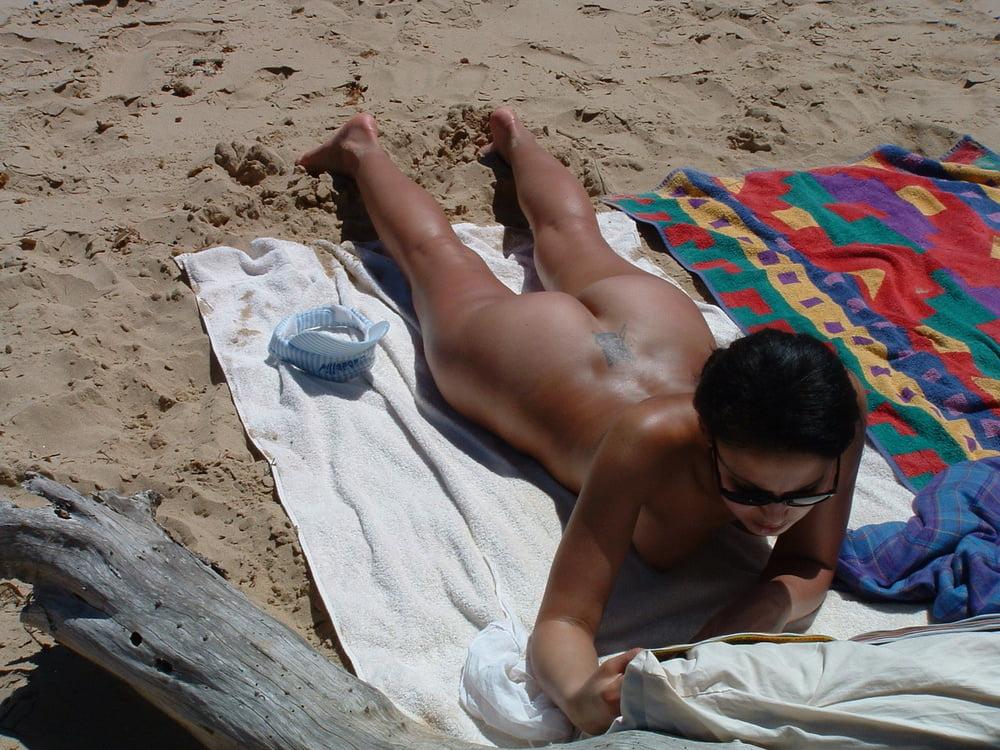 25P Fun at the beach with our nudist friends.