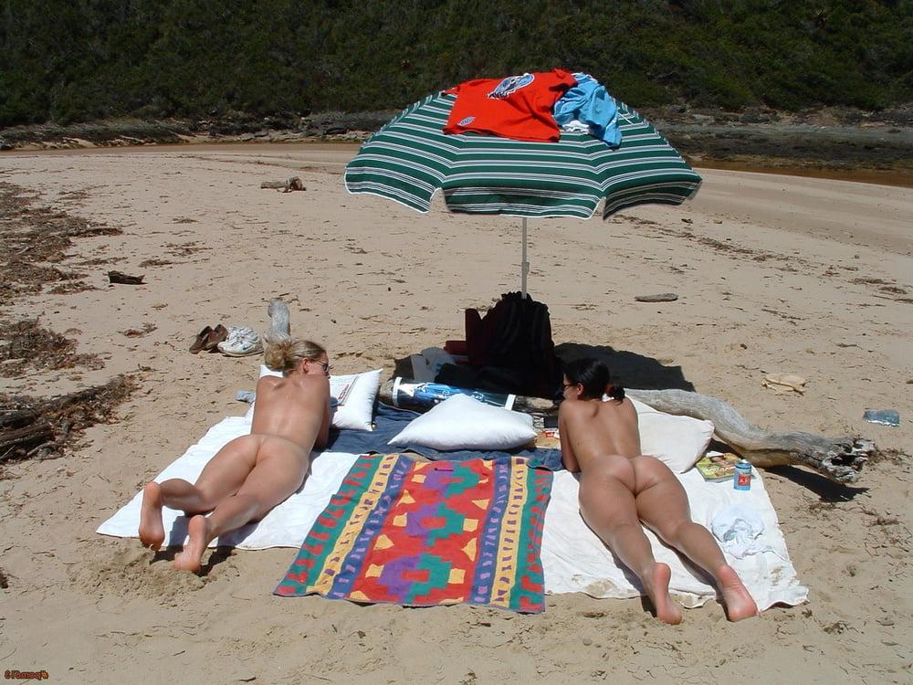 25P Fun at the beach with our nudist friends.