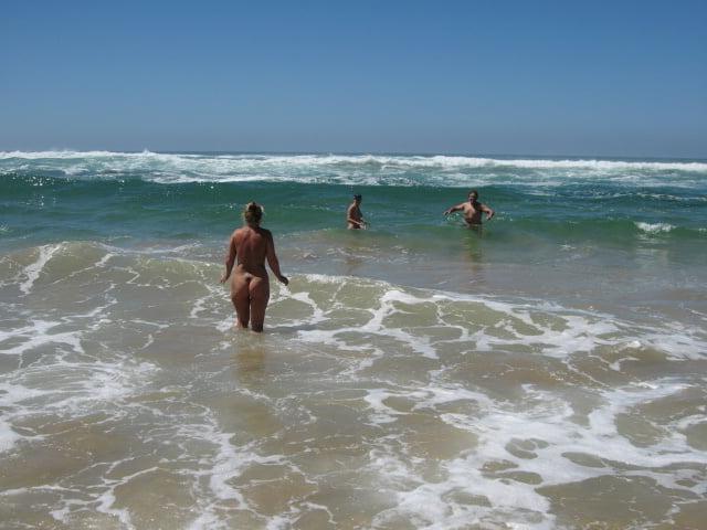 25P Fun at the beach with our nudist friends.