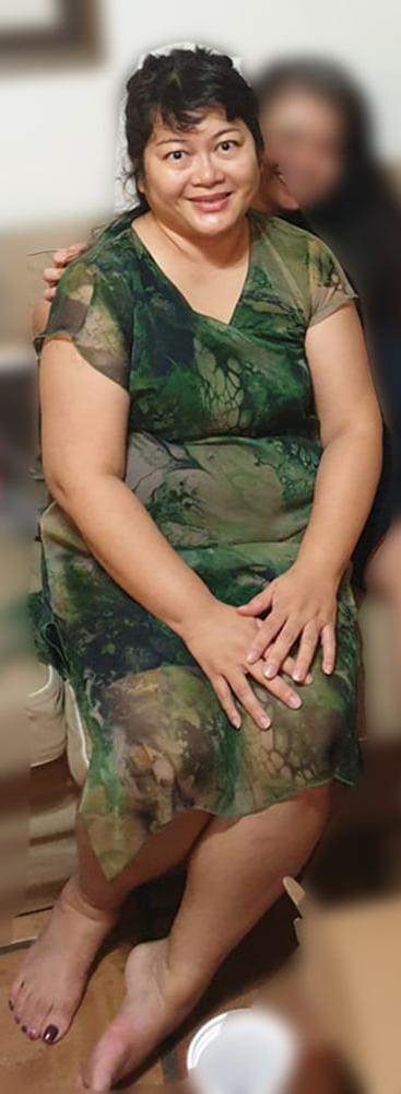 18P Sexy small boobs big belly asian milf