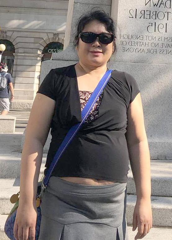 18P Sexy small boobs big belly asian milf