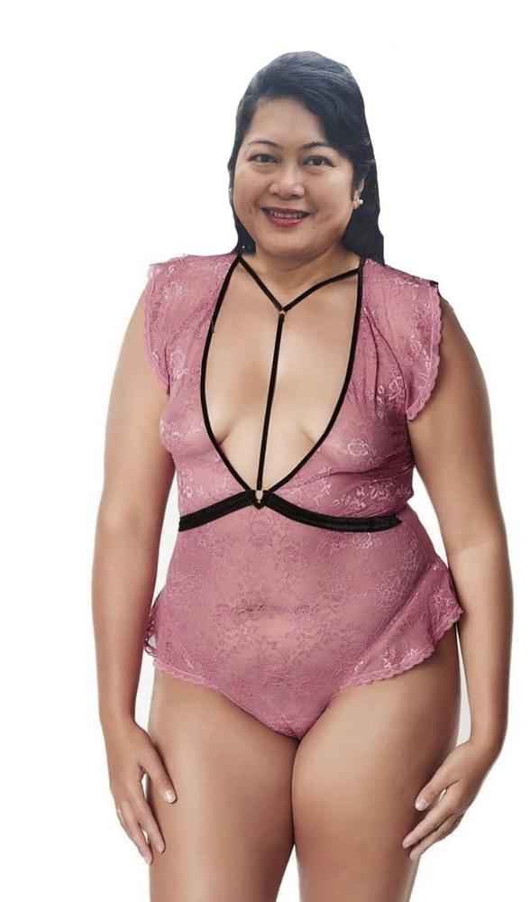 18P Sexy small boobs big belly asian milf