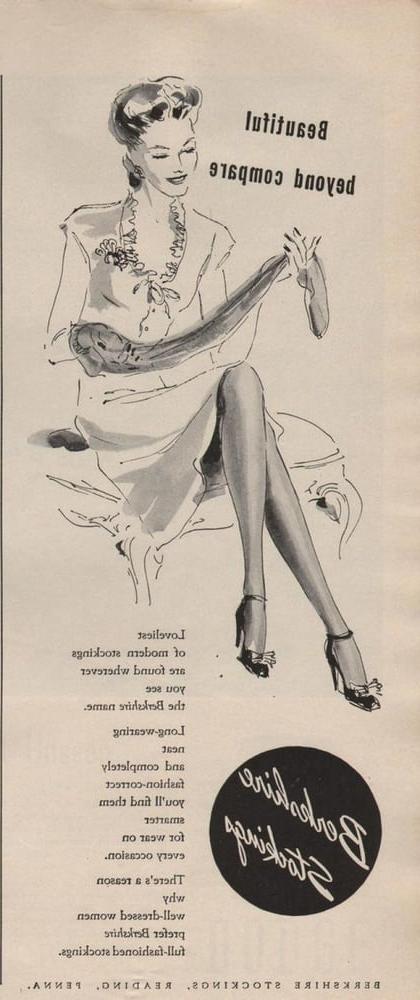 25P Nylon stocking ads