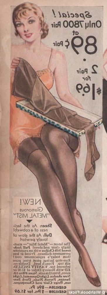 25P Nylon stocking ads