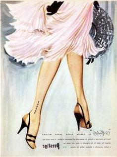 25P Nylon stocking ads