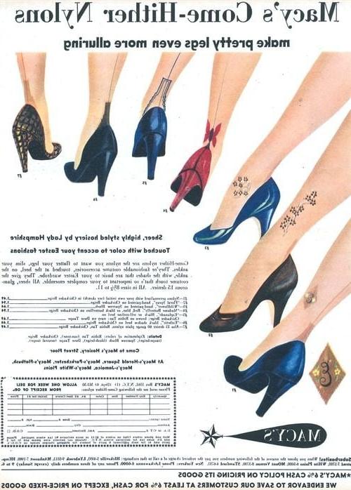 25P Nylon stocking ads