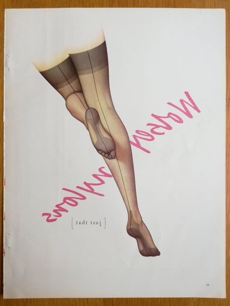 25P Nylon stocking ads