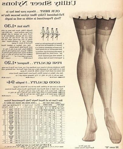 25P Nylon stocking ads