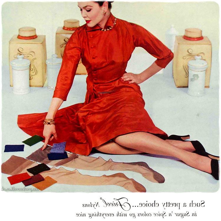 25P Nylon stocking ads