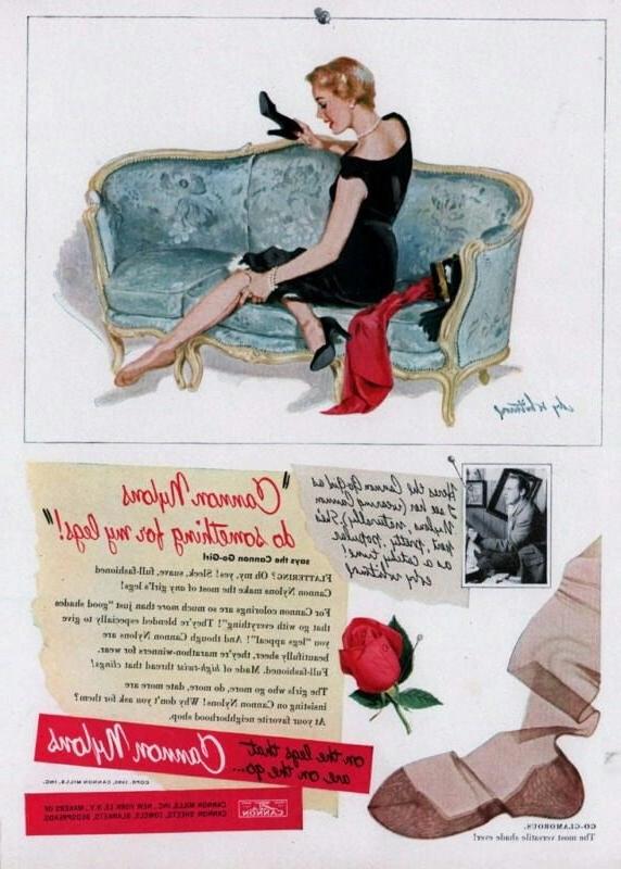25P Nylon stocking ads