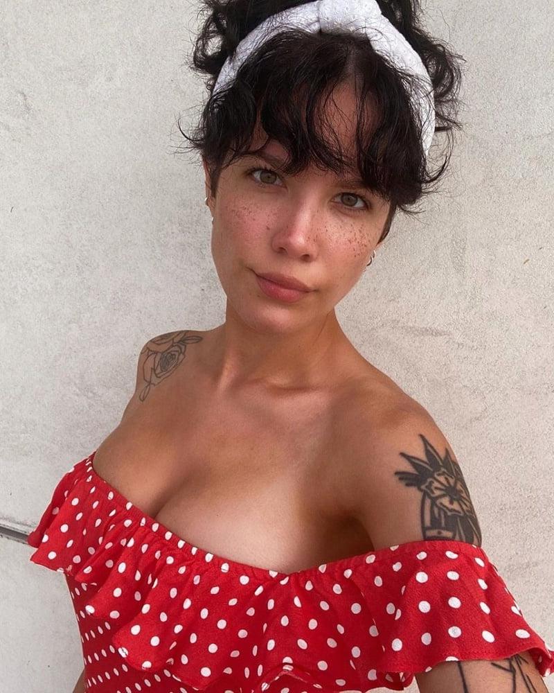 25P Halsey nude and hot
