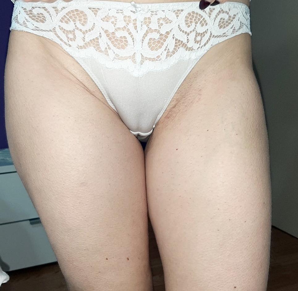 18P white panties
