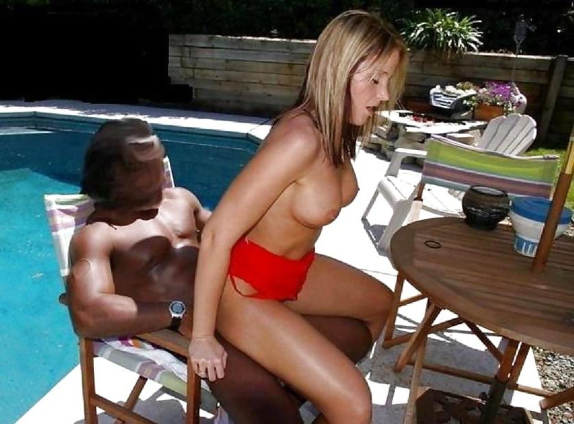 25P White wives assuming the position for #bbc