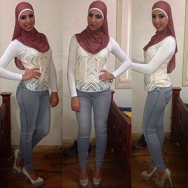 25P Niqab hijab nylon heels