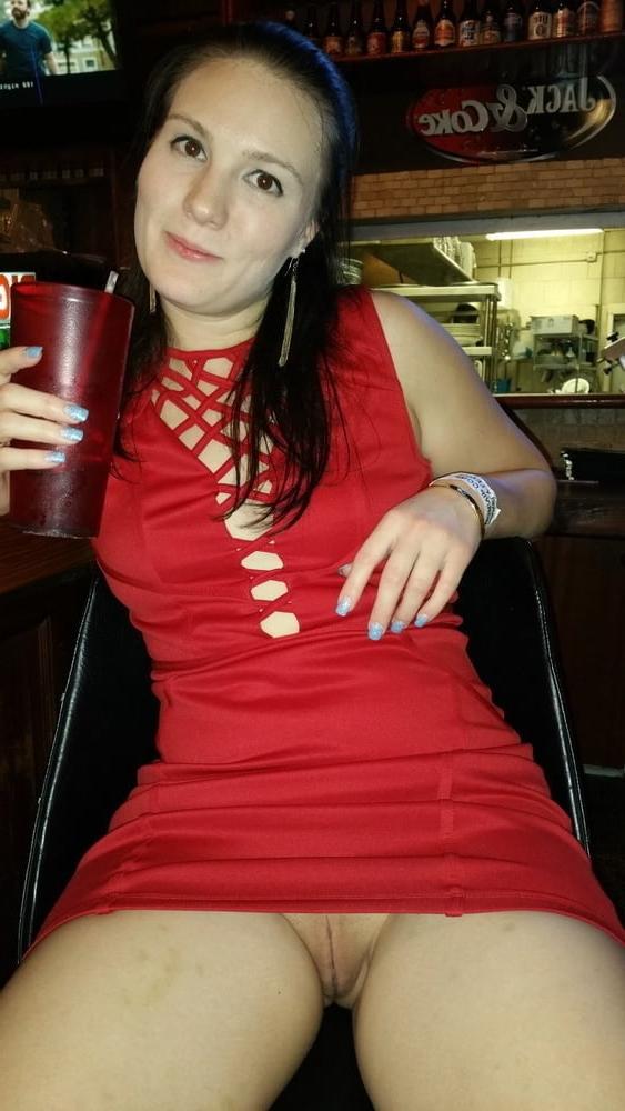 25P Sexy hot wives flashing in stores, clubs, private places 3