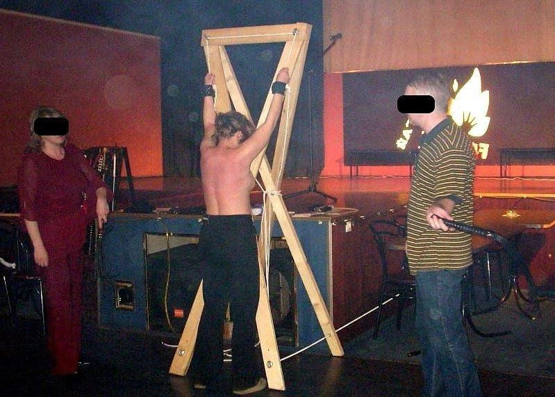 6P Back Flogging in Russian Club 1